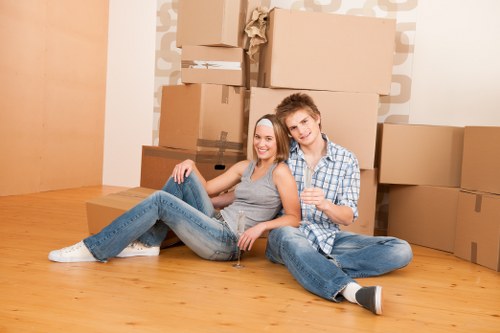 Packing boxes and moving supplies for homes in West Kensington