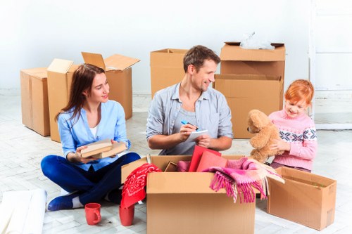 Removal van service for home moves in West Kensington