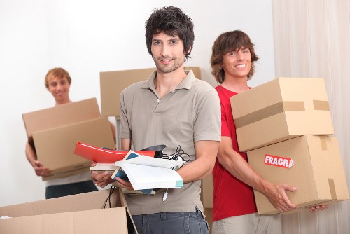 Local movers loading items for a flat or house removal in West Kensington