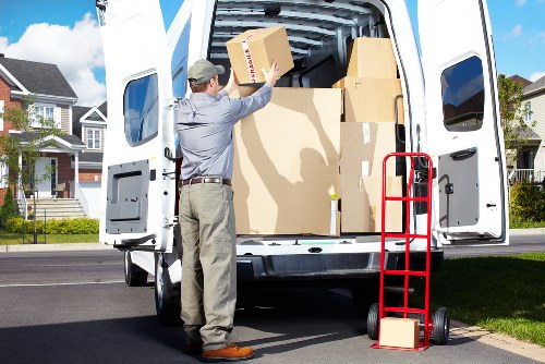 Commercial removals van for office moves in West London