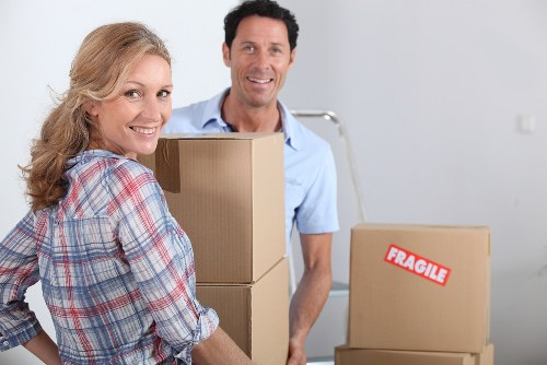 Careful loading and transport for a flat move in West Kensington